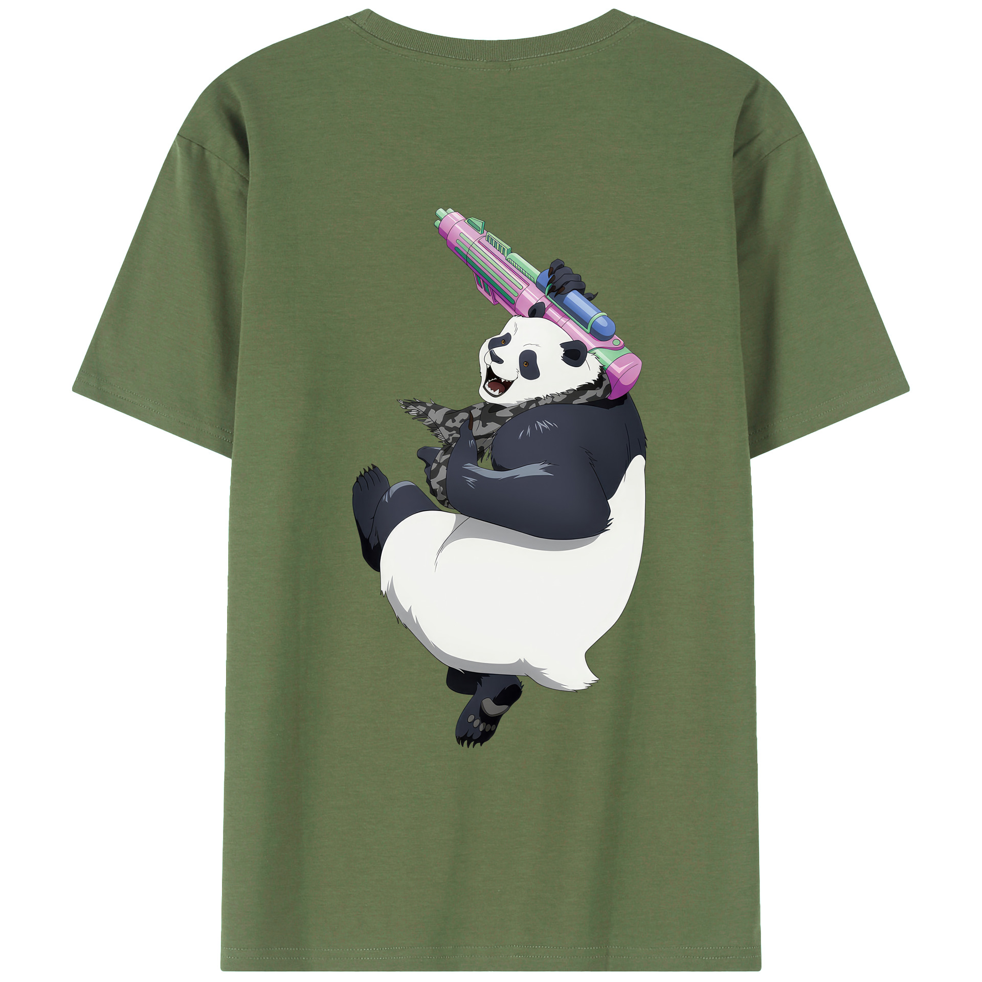 （画像用） 呪術廻戦 Jujutsu Kaisen 綿100％ メンズ半袖Tシャツ（バックプリント） 通気性